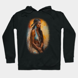 Native Woman prayer Hoodie